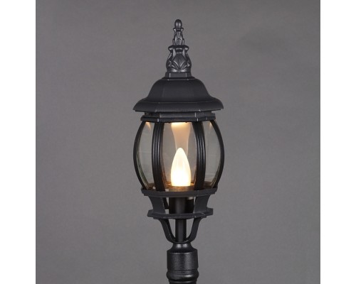 Наземный фонарь  08012-0.7-001SL 0.8M BK Reluce