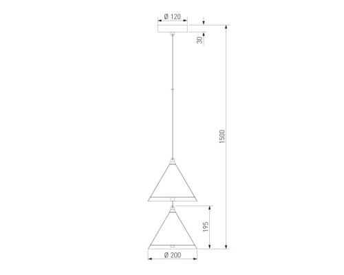 Подвесной светильник Peak 604052 LED бежевый Eurosvet