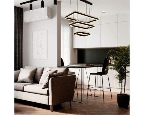 Подвесной светильник LED4U L7800-700 BK LED4U