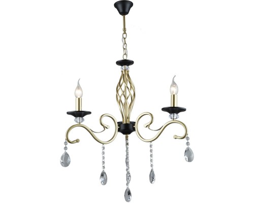 Подвесная люстра Elek WD3596/3H-GD-BK-CL Wedo Light