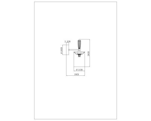 Бра Waverley A4102AP-1PB Arte Lamp