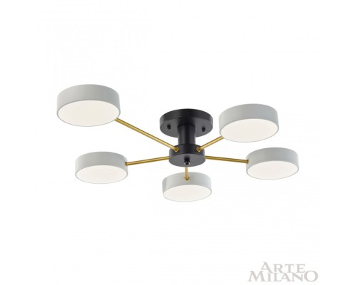 Потолочная люстра Ferrara 252006/5 Bk/Wh Arte Milano