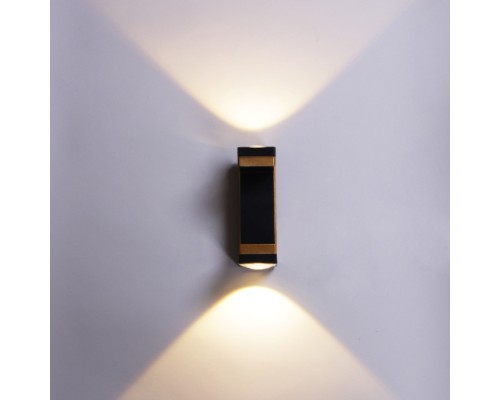 Архитектурная подсветка  86811-9.2-002TL COB2*3W BK GD Reluce