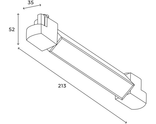 Трековый светильник Skylite HSBL_0048 Hesby Lighting