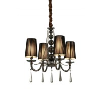 Подвесная люстра Fabione LDP 1200-4 BK Lumina Deco