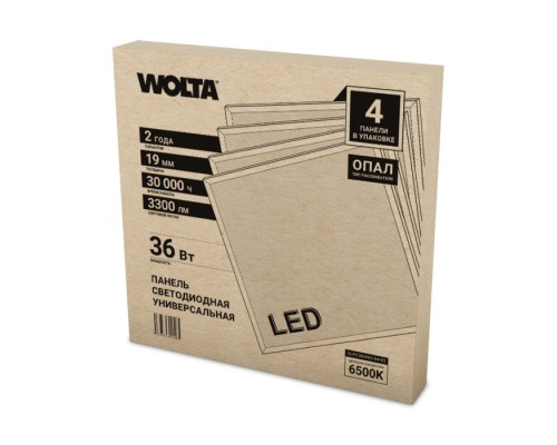 Светодиодная панель  ULPC36W60-04-02 Wolta