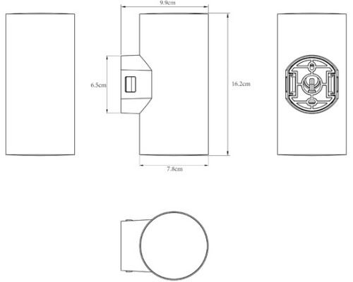 Архитектурная подсветка Alcyone A6109AL-2BK Arte Lamp