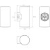 Архитектурная подсветка Alcyone A6109AL-2BK Arte Lamp