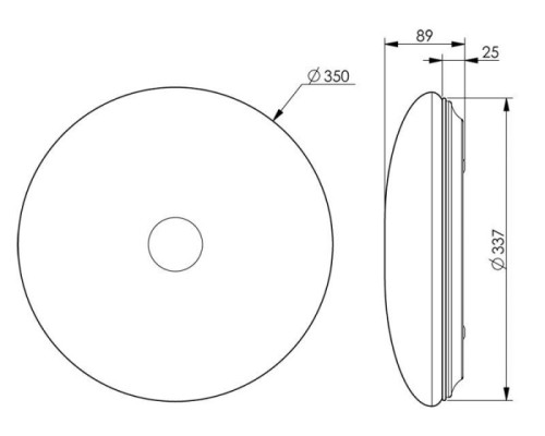 Потолочный светильник Euro LED 342048 Deko-Light