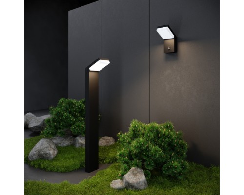 Настенный светильник уличный Sensor 1541 TECHNO LED черный Elektrostandard