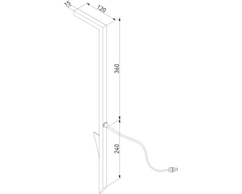 Наземный светильник Stels 35181/S Elektrostandard