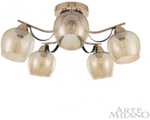 Потолочная люстра AMALFI 322306/5 FG+BK Arte Milano