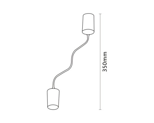 Накладное крепление Trace 48V CLT 0.217 04 BL Crystal Lux