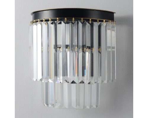 Бра Maxime MAXIME AP2 BLACK Crystal Lux