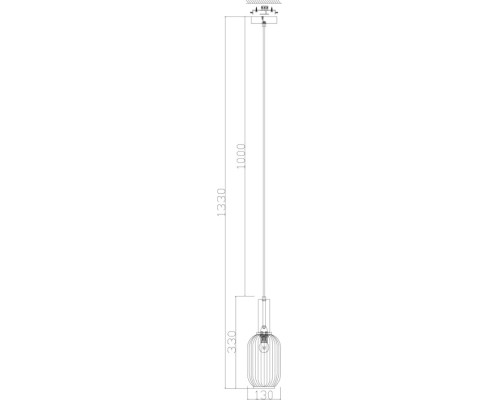 Подвесной светильник Zelma FR8013PL-01AM Freya