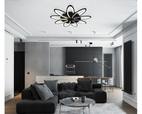 Потолочная люстра High-tech Led Lamps HIGH-TECH LED LAMPS 82009 BLACK Natali Kovaltseva