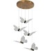 Подвесной светильник  LED LAMPS 81365 GOLD Natali Kovaltseva