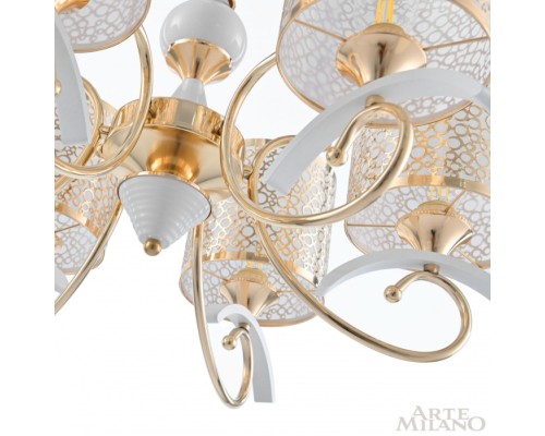Подвесная люстра Florentia-9787 309787/6 Wh/Gd Arte Milano