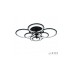 Потолочная люстра Ring A001/8 BK iLedex