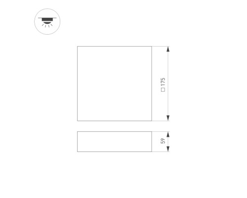 Потолочный светильник QUADRO 034779 Arlight