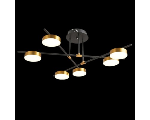Потолочная люстра Loft Led LED LAMPS 81101/6C GOLD BLACK Natali Kovaltseva