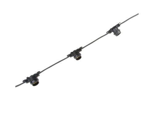 Гирлянда  UDL-K111 80/E27/20M IP65 BLACK BELT-LIGHT Uniel