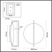 Настенно-потолочный светильник Lunar 7016/20WL Odeon Light
