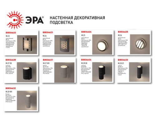 Архитектурная подсветка WL25 WL25 ЭРА