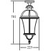 Потолочный светильник уличный ROMA L 95205LA Bl Oasis Light