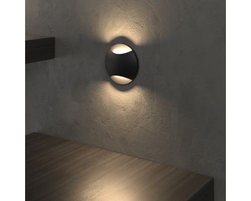 Встраиваемый светильник уличный Step 3 MRL LED 1105 чёрный Elektrostandard