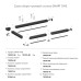 Декоративная накладка SMART ONE TR2028-BK Denkirs
