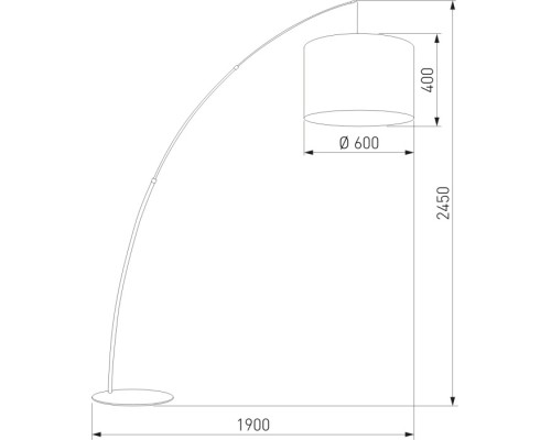 Торшер Moby 6097 Moby TK Lighting