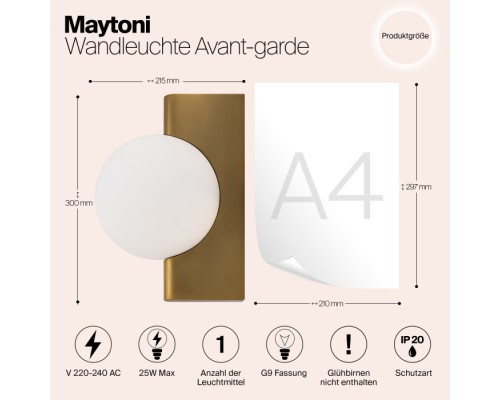 Бра Avant-garde MOD324WL-01BS Maytoni