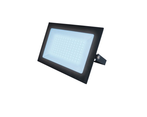 Прожектор уличный  ULF-F21-100W/6500K IP65 200-250В BLACK Uniel
