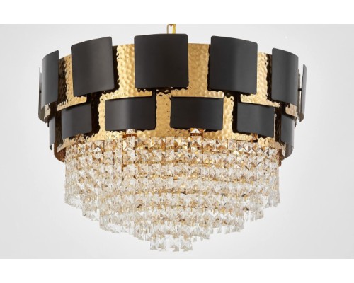 Подвесная люстра Molina LDP 7045-600 BK+GD Lumina Deco