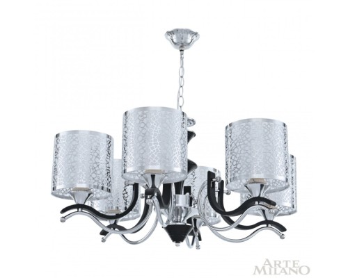 Подвесная люстра Florentia-6787 306787/6 Bk/Ni Arte Milano