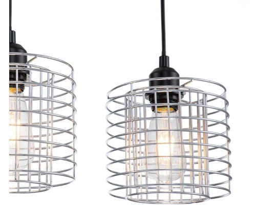 Подвесной светильник Grid 10190/3S Chrome Escada