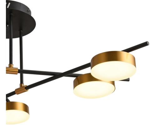 Потолочная люстра Loft Led LED LAMPS 81101/6C GOLD BLACK Natali Kovaltseva