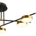 Потолочная люстра Loft Led LED LAMPS 81101/6C GOLD BLACK Natali Kovaltseva