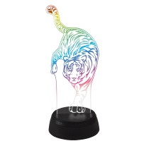 Световая фигура  ULI-M506 RGB/3AA TIGER/BLACK Uniel