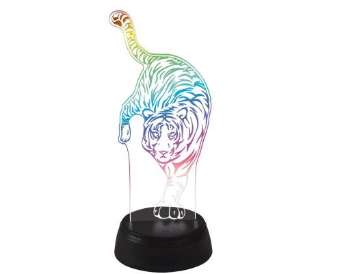 Световая фигура  ULI-M506 RGB/3AA TIGER/BLACK Uniel