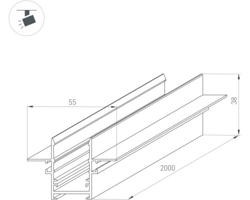 Шинопровод MAG-25 046285 Arlight