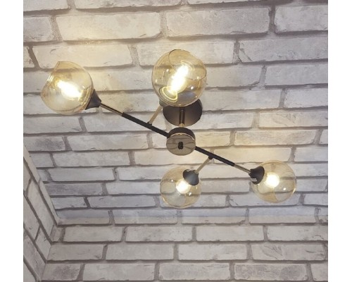 Потолочная люстра Linda SF3301/4C-MBK-GD Seven Fires