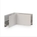 Коннектор угловой  MAGNET AM401 LL-20B 90° горизонтальный WH AM Group