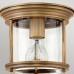 Потолочный светильник Hadrian QN-HADRIAN-MINI-F-BR-CLEAR Hinkley