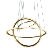 Подвесной светильник Quartz Halo MD20020154-3A satin gold DeLight Collection