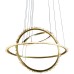 Подвесной светильник Quartz Halo MD20020154-3A satin gold DeLight Collection