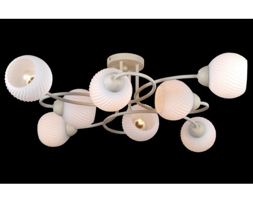 Потолочная люстра Скандинавская классика 81400/8C BEIGE GOLD Natali Kovaltseva