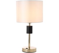 Интерьерная настольная лампа Maestro MAESTRO LG1 GOLD Crystal Lux