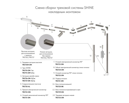 Заглушка SHINE BASE TR5735H-DN Denkirs
